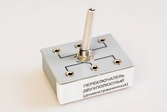 Переключатель двухполюсный (демонстрационный) - fgospostavki.ru - Радужный