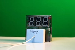Датчик температуры с независимой индикацией (термометр демонстрационный) - fgospostavki.ru - Радужный