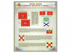 Стенд "Боевое знамя. Символы доблести и славы" - fgospostavki.ru - Радужный