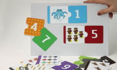 Набор магнитных карточек "Состав числа от 1 до 10" - fgospostavki.ru - Радужный