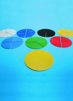 Набор пластин для представления дробей в виде кругов - fgospostavki.ru - Радужный