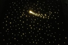 Настенный фибероптический ковер «Звездное небо» 1,45х1 м, 75 звезд в комплекте со светогенератором - fgospostavki.ru - Радужный