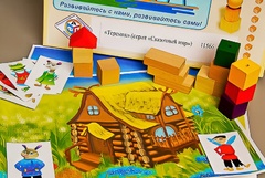 Игровой набор Фребеля "Теремок" (серия "Сказочный мир". Выпуск 1) - fgospostavki.ru - Радужный