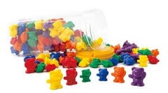 Счетный материал фигурки "Мишки с рюкзаками" - fgospostavki.ru - Радужный