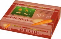 Счетный материал на магнитах "Овощи" - fgospostavki.ru - Радужный