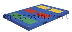 Спортивный детский мат с цифровыми линиями - fgospostavki.ru - Радужный