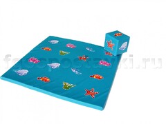 Игровой мат "Море" с кубиком - fgospostavki.ru - Радужный