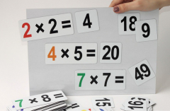 Набор магнитных карточек "Таблица умножения" - fgospostavki.ru - Радужный