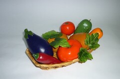 Муляжи "Корзина с овощами" - fgospostavki.ru - Радужный