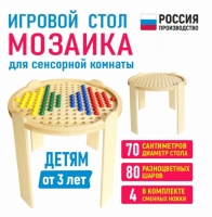 Игровой стол для сенсорной комнаты «Мозаика» - fgospostavki.ru - Радужный