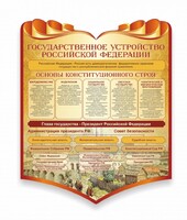 Стенд "Государственное устройство Российской Федерации" Вариант 3 - fgospostavki.ru - Радужный