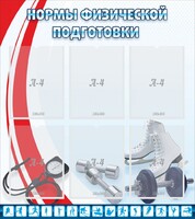 Стенд "Нормы физической подготовки" Вариант 2 - fgospostavki.ru - Радужный
