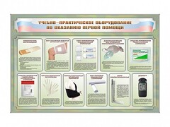 Стенды "Учебно-практическое оборудование по оказанию первой помощи" - fgospostavki.ru - Радужный