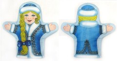 Кукла-рукавичка "Снегурочка" - fgospostavki.ru - Радужный