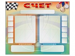 Стенд-табло маркерное для спортзалов - fgospostavki.ru - Радужный