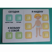 Визуальное пособие "Я надену" - fgospostavki.ru - Радужный