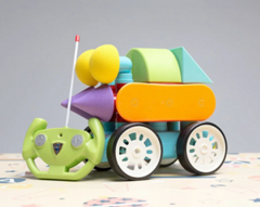 Роботизированный мягкий магнитный конструктор "Макки" - fgospostavki.ru - Радужный