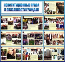Стенд "Конституционные права и обязанности граждан" - fgospostavki.ru - Радужный