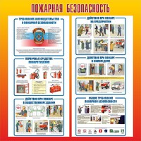 Стенд "Пожарная безопасность" Вариант 4 - fgospostavki.ru - Радужный