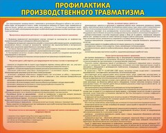 Стенд "Профилактика производственного травматизма" - fgospostavki.ru - Радужный