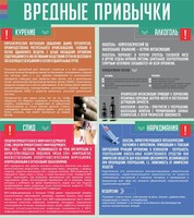 Стенд "Вредные привычки" - fgospostavki.ru - Радужный
