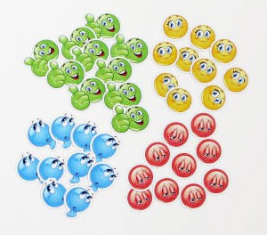 Набор магнитных смайликов для рефлексии - fgospostavki.ru - Радужный