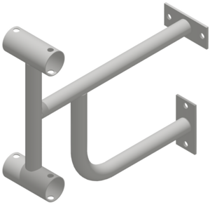 Кронштейн настенный (двухрядный) - fgospostavki.ru - Радужный