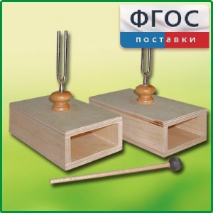 Камертон на резонансных ящиках (пара) - fgospostavki.ru - Радужный