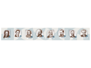 Стенд-лента "Выдающиеся ученые-историки" - fgospostavki.ru - Радужный