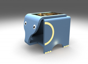 Интерактивный стол "Слоник" 42" (2 касания) - fgospostavki.ru - Радужный