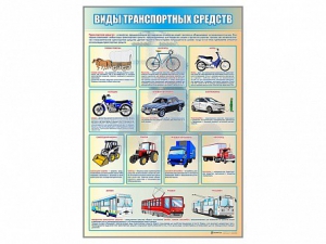 Стенд "Виды транспортных средств" - fgospostavki.ru - Радужный