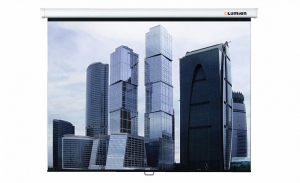 Настенный проекционный экран Lumien Eco Picture (LEP-100102) 180х180 см - fgospostavki.ru - Радужный