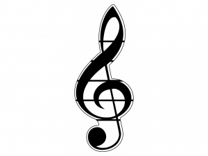 Набор магнитных карточек "Скрипичный ключ "соль" (3 штуки) - fgospostavki.ru - Радужный