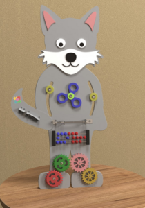 Бизиборд «Добрый волчок» - fgospostavki.ru - Радужный