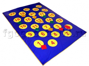 Детский мат "Цифровая полянка" - fgospostavki.ru - Радужный