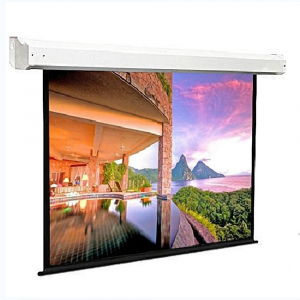 Экран настенный с электроприводом Electra DSEM-162806m - fgospostavki.ru - Радужный