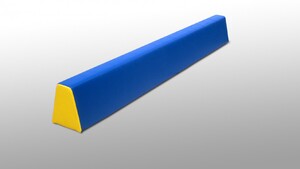 Бревно гимнастическое, мягкое в форме трапеции (2,5м) - fgospostavki.ru - Радужный