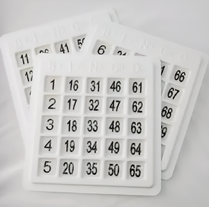 Доска для игры "Бинго" для слабовидящих - fgospostavki.ru - Радужный