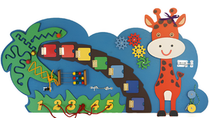 Бизиборд «Жираф» - fgospostavki.ru - Радужный