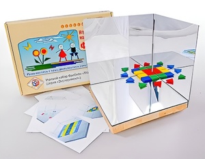 Игровой набор Фребеля "Мозаика геометрическая 3D" - fgospostavki.ru - Радужный