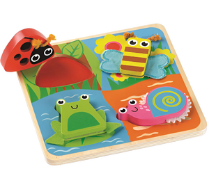 Тактильные пазлы "Лужок" - fgospostavki.ru - Радужный