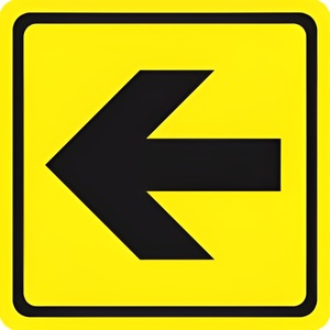 Тактильный знак (направление движения) 100х100 - fgospostavki.ru - Радужный