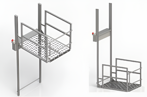 Универсальная вертикальная подъемная платформа для инвалидов - fgospostavki.ru - Радужный