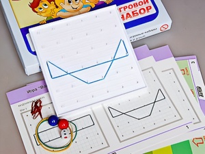 Игровой набор "Геопланшет 6х6" с комплектом карточек - fgospostavki.ru - Радужный