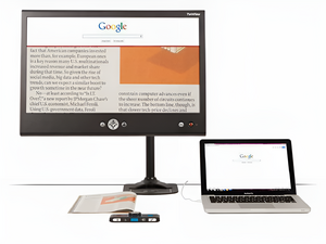 Видеоувеличитель ClearView C Flex с монитором Twinview 24” - fgospostavki.ru - Радужный