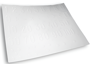 Пособие для слабовидящих детей - Сигнальные карточки по математике - fgospostavki.ru - Радужный