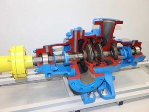 Разрезная модель насоса секционного центробежного типа «ЦНС» - fgospostavki.ru - Радужный