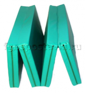 Складной 4-х секционный детский мат - fgospostavki.ru - Радужный