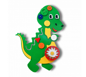 Бизиборд «Малыш-крокодил» - fgospostavki.ru - Радужный