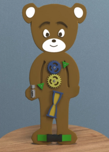 Бизиборд «Медвежонок» - fgospostavki.ru - Радужный